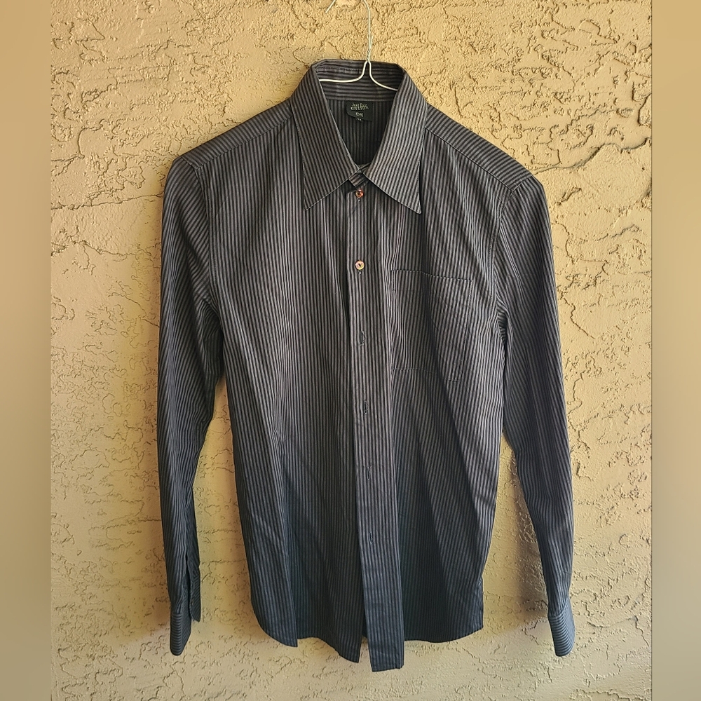 JEAN PAUL GAULTIER HOMME Men's Cotton Striped Dress Shirt